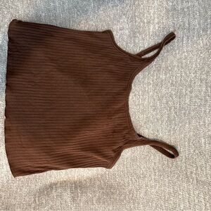 Old Navy Chocolate Ribbed Camisole
